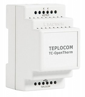Артикул 339 Цифровой модуль с интерфейсом OpenTherm БАСТИОН Teplocom для котлов и теплоконтроллеров